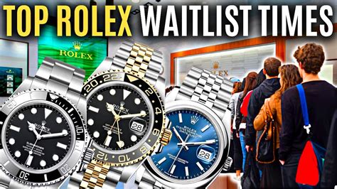 how long is the wait for a rolex|Rolex waitlist times.